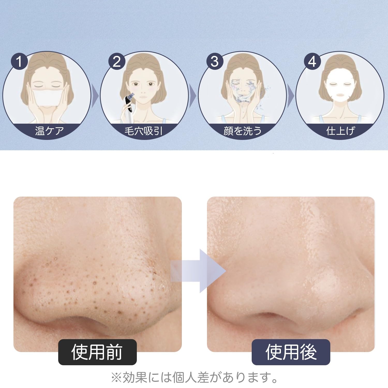 K34 毛穴吸引器 3段階レベル 4種類ヘッド 温熱ヘッド USB充電式男女兼用 Amazon.co.jp: 毛穴吸引器 3段階レベル 4種類ヘッド 温熱ヘッド USB